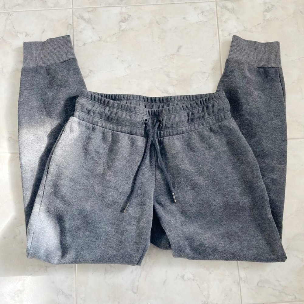 Kyodan Gray Camouflage Jogger Sweatpants w/ Adjustable Waist Drawstring Women XS